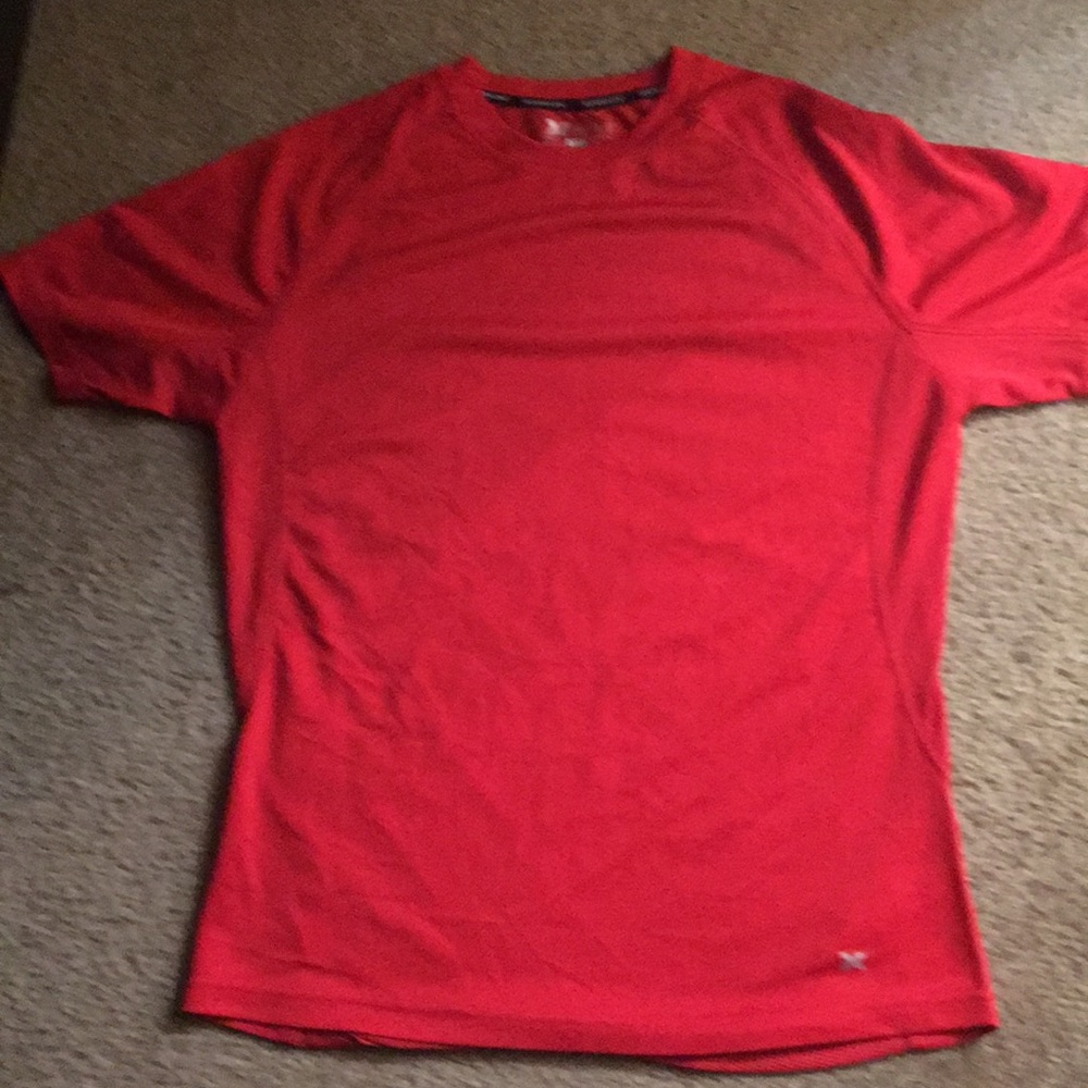 Red  meshed t-shirt